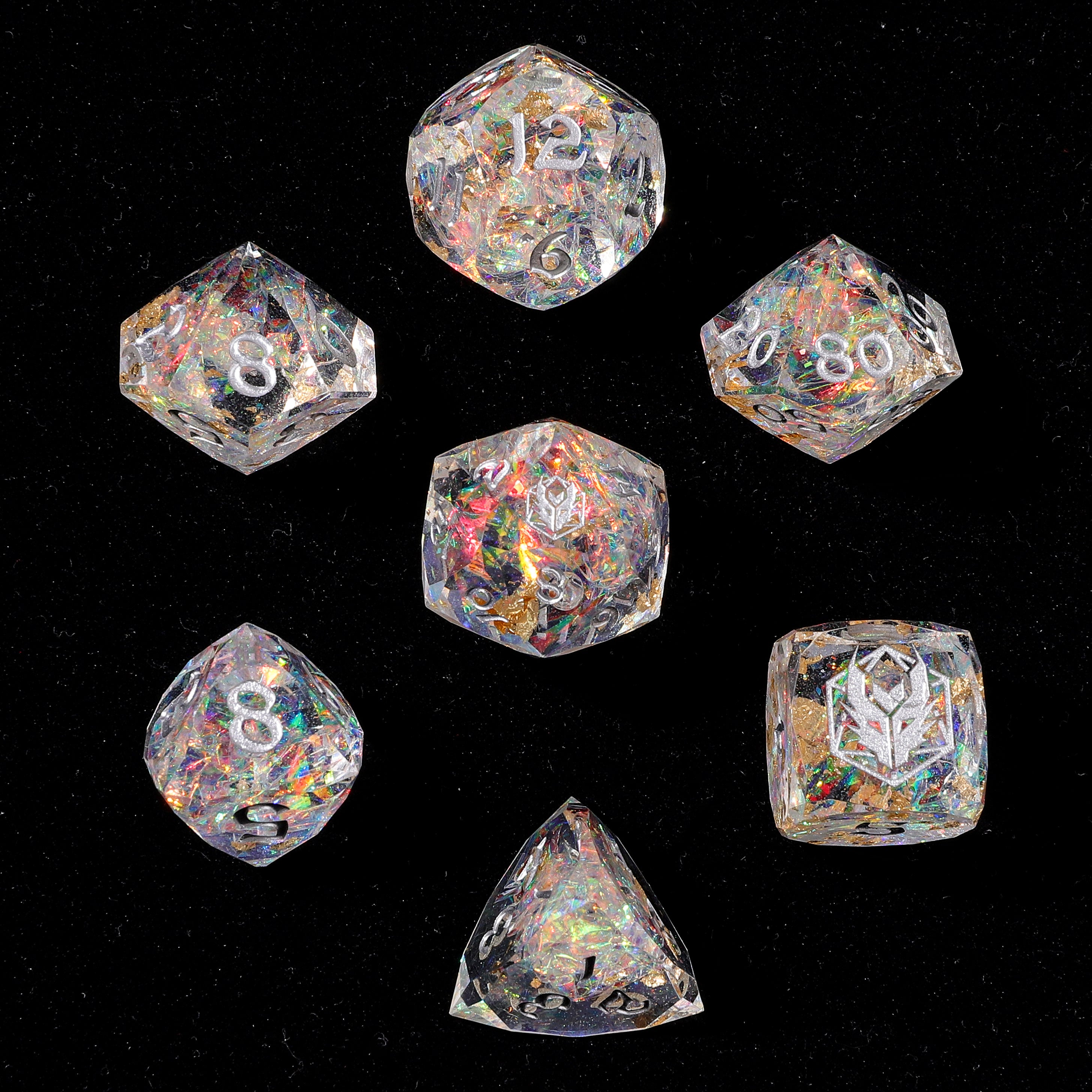 Captured Magic Luster Cut Resin - Crystal