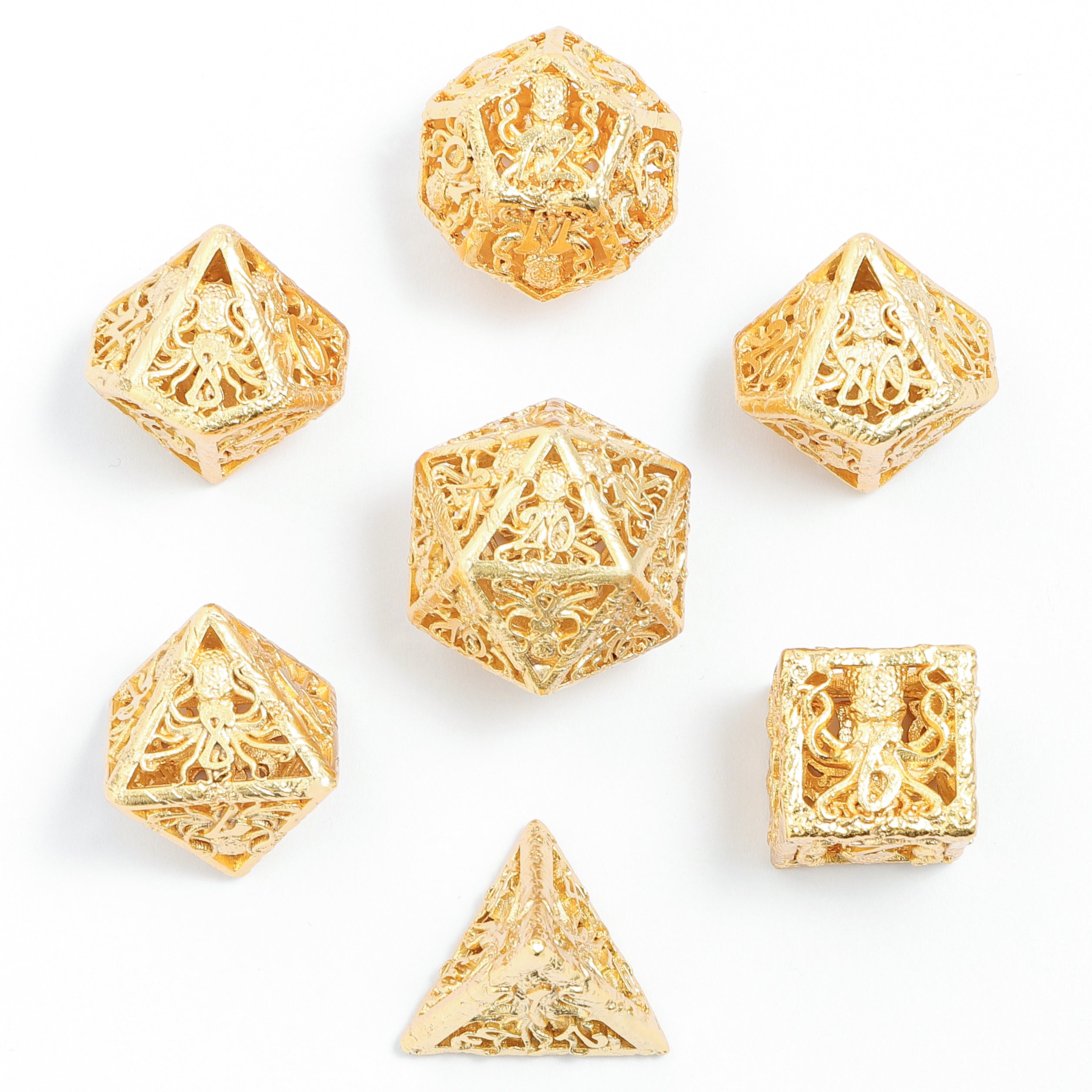 Lllithids Mind Cage - Hollow Metal - 24k gold plated